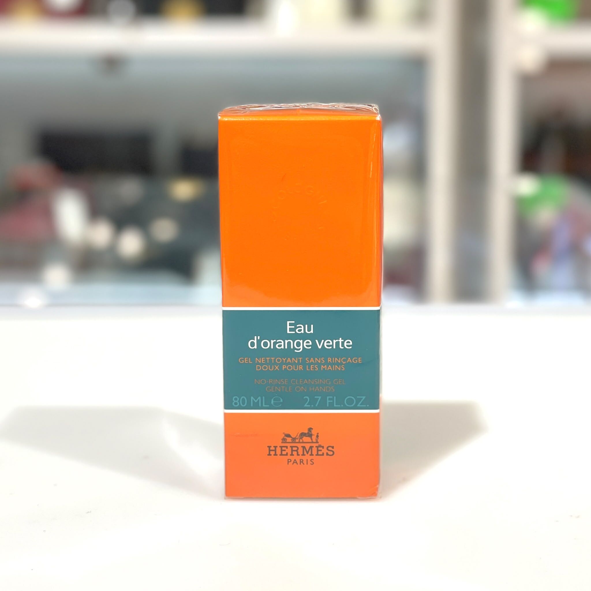 全新HERMES 綠色 Eau d'orange verte 80ml 免沖洗潔手凝膠 橘綠之泉 #BRAND NEW #香榭站正品
