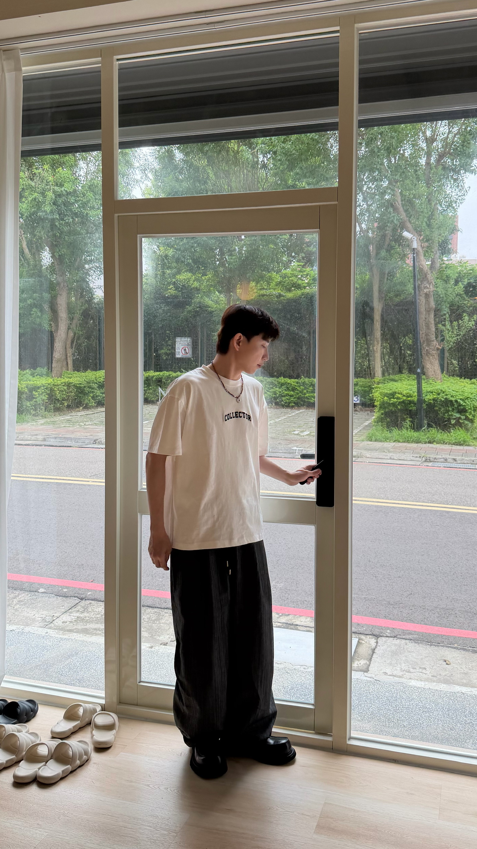 collector立體貼布車縫T shirt