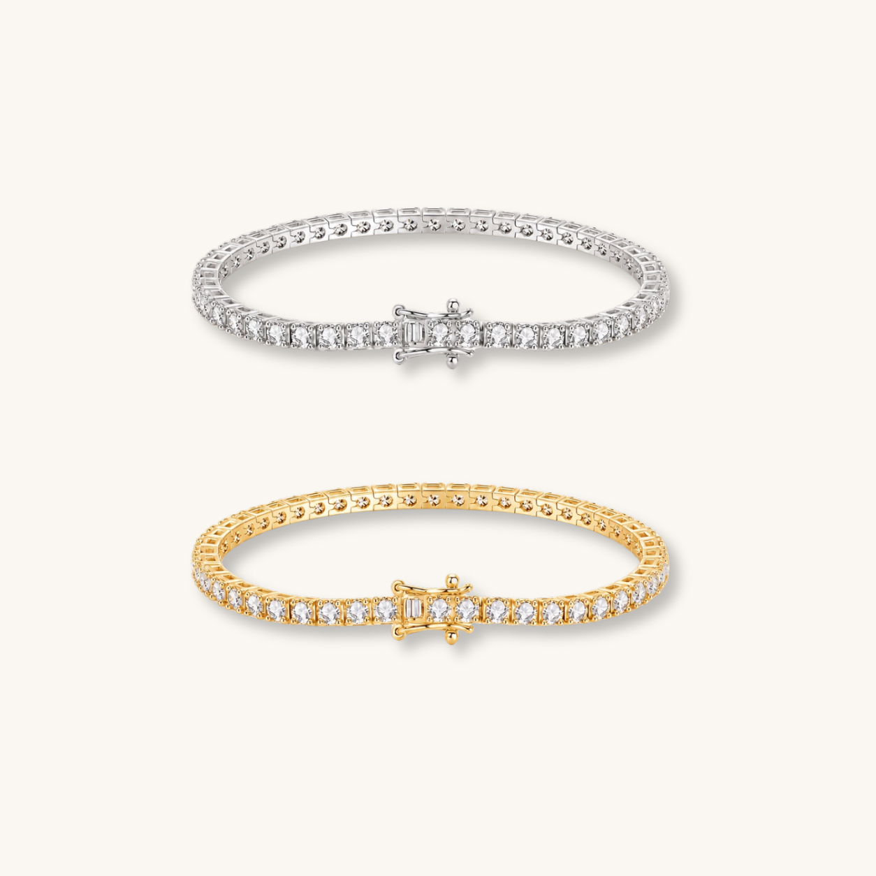 Tennis moissanite diamomd bracelet