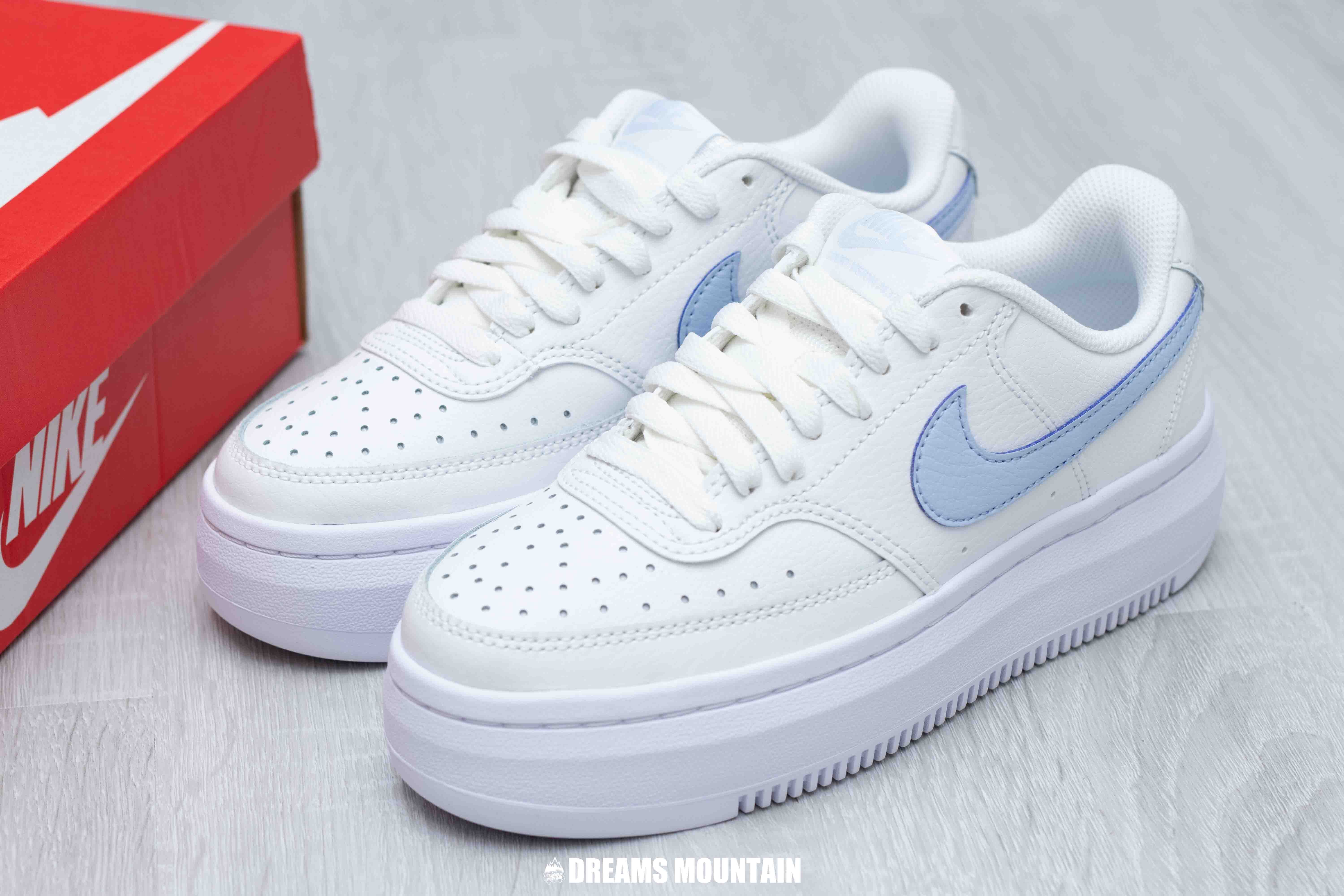 【預訂】NIKE COURT VISION 1 ALTA 奶油白霧藍-WOMEN