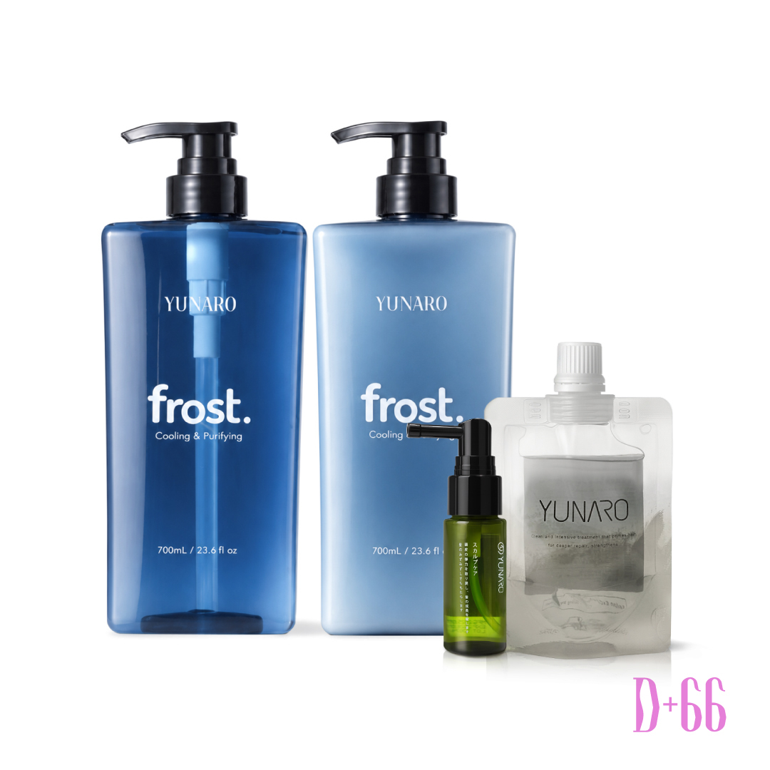 YUNARO 蘊洛 frost夏沐涼感洗護組｜ 700ML