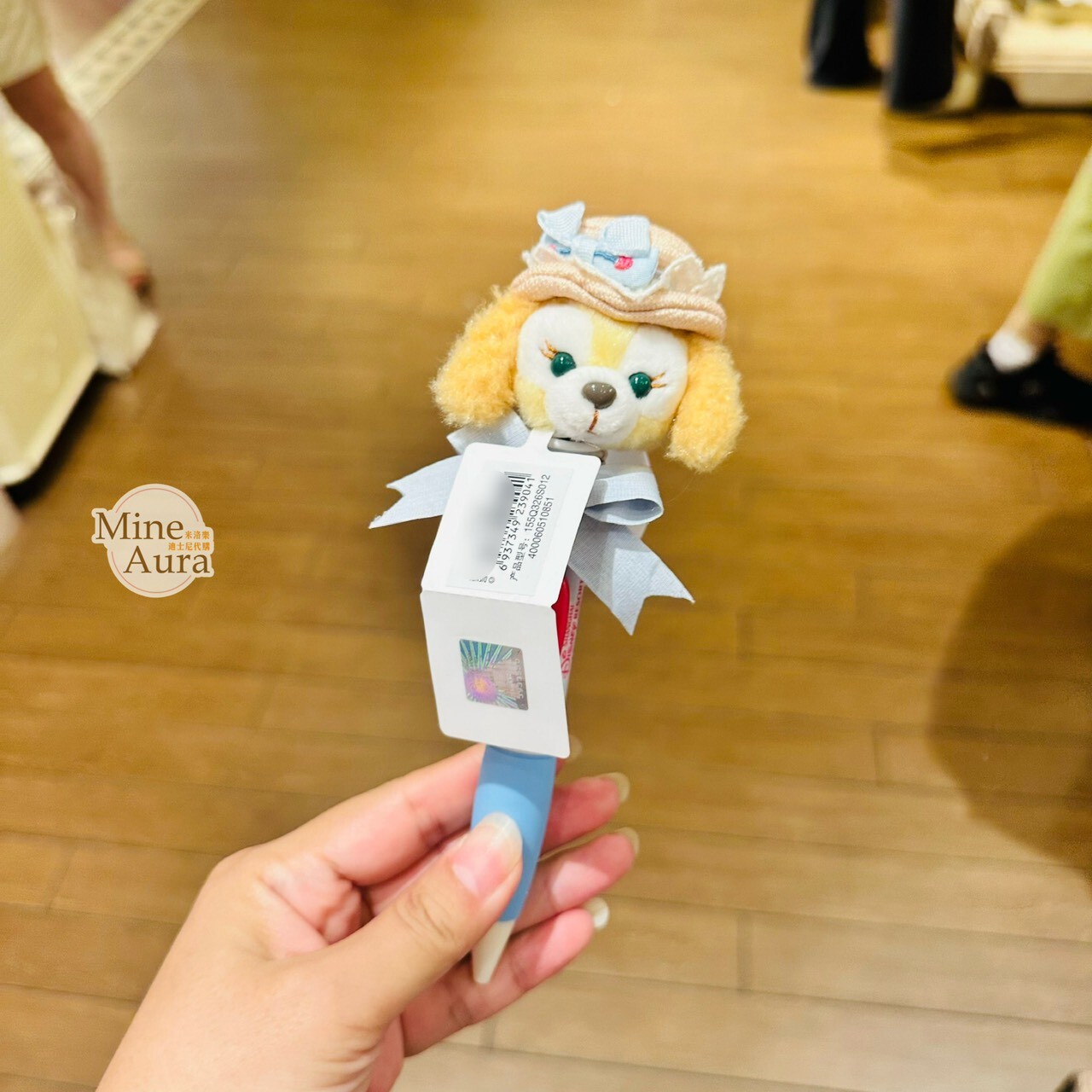 達菲 Duffy 與好友們 櫻桃烘焙系列 可琦安 餅乾 CookieAnn 絨毛大頭 搖頭 圓珠筆 -上海迪士尼樂園