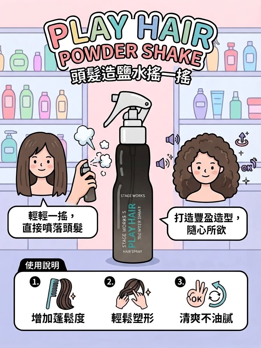 Play Hair SALT WATER 強鹽水 188ml