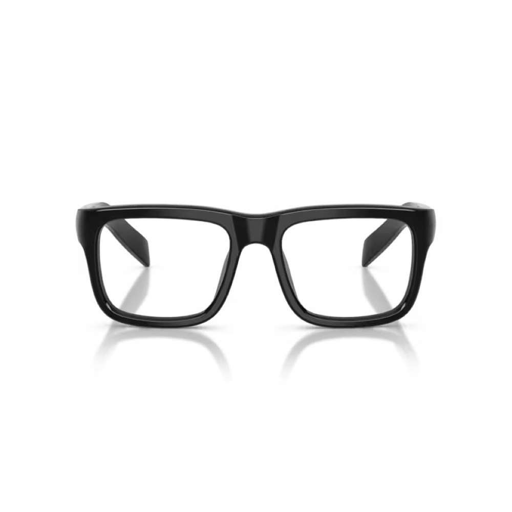 【PRADA】VPR D02VF 16K1O1-55mm 方框光學眼鏡♦(黑)