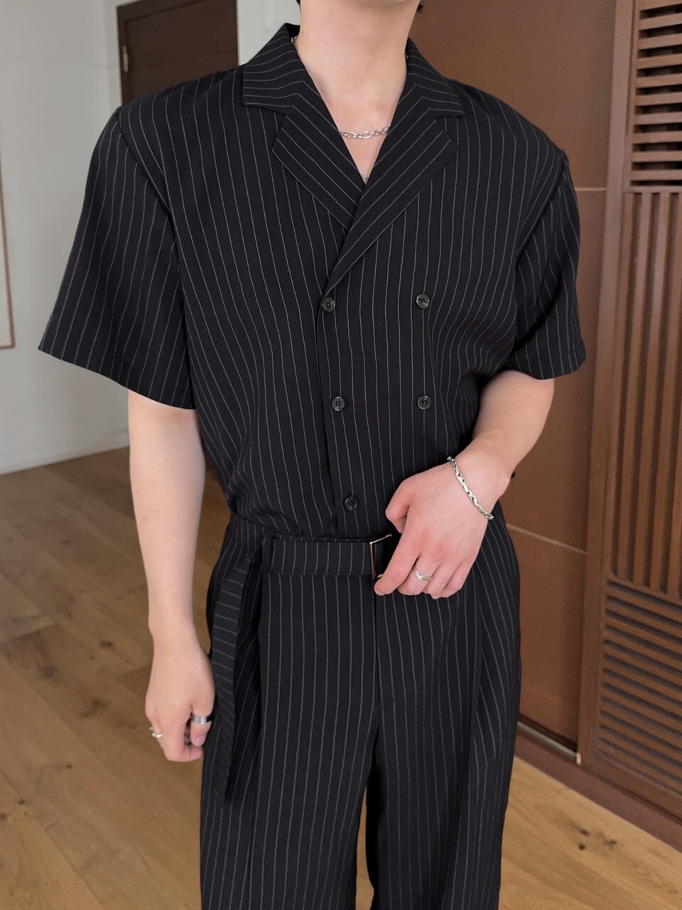 Lightweight Suit Double-Layer Short-Sleeve Shirt
