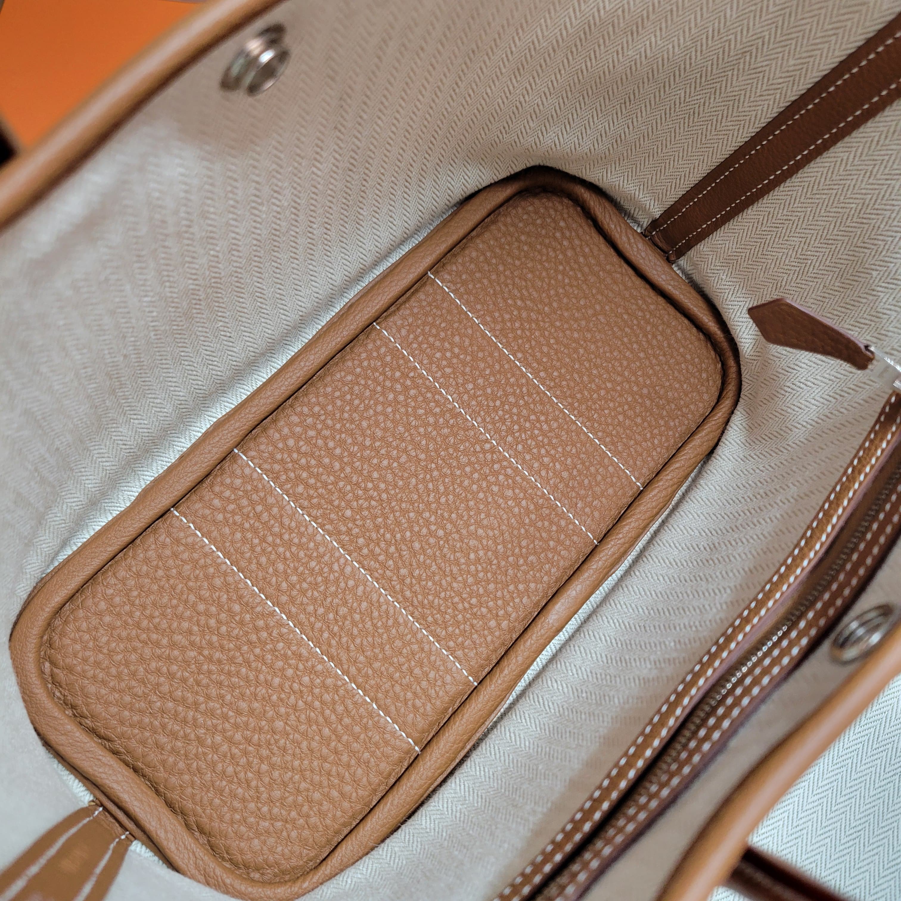 HERMES MINI GARDEN PARTY 23 GOLD CK 金棕