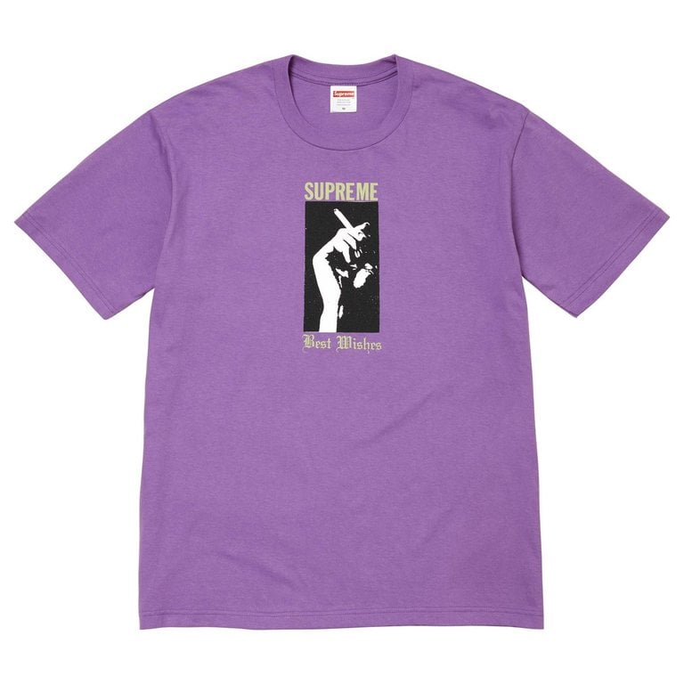 2026SS SUPREME Wish Tee 禁菸 保佑 祈禱 短T 現貨 SS26T51