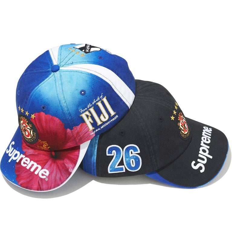 2026SS Supreme FIJI 6-Panel 斐濟水 聯名 老帽 帽子 現貨 SS26H121