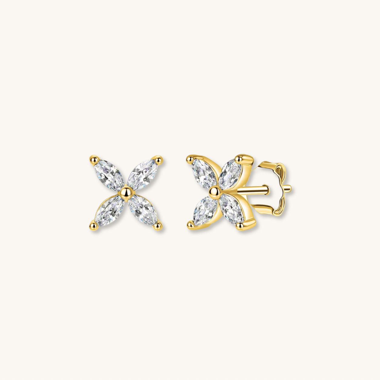 Layna Moissanite Earring