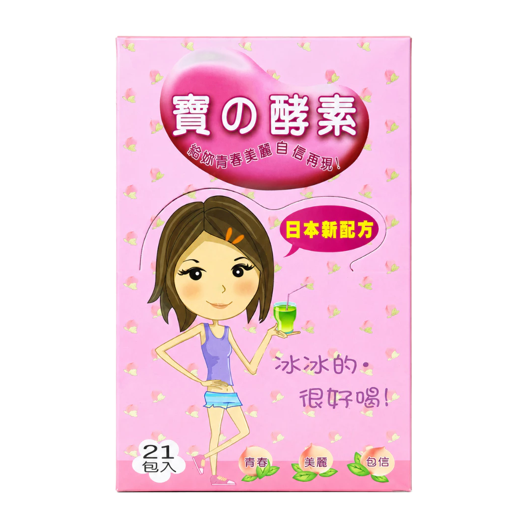 寶の奈米酵素 水蜜桃風味 21包/盒