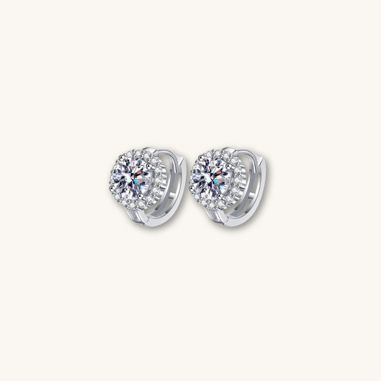 Maisie moissanite earrings