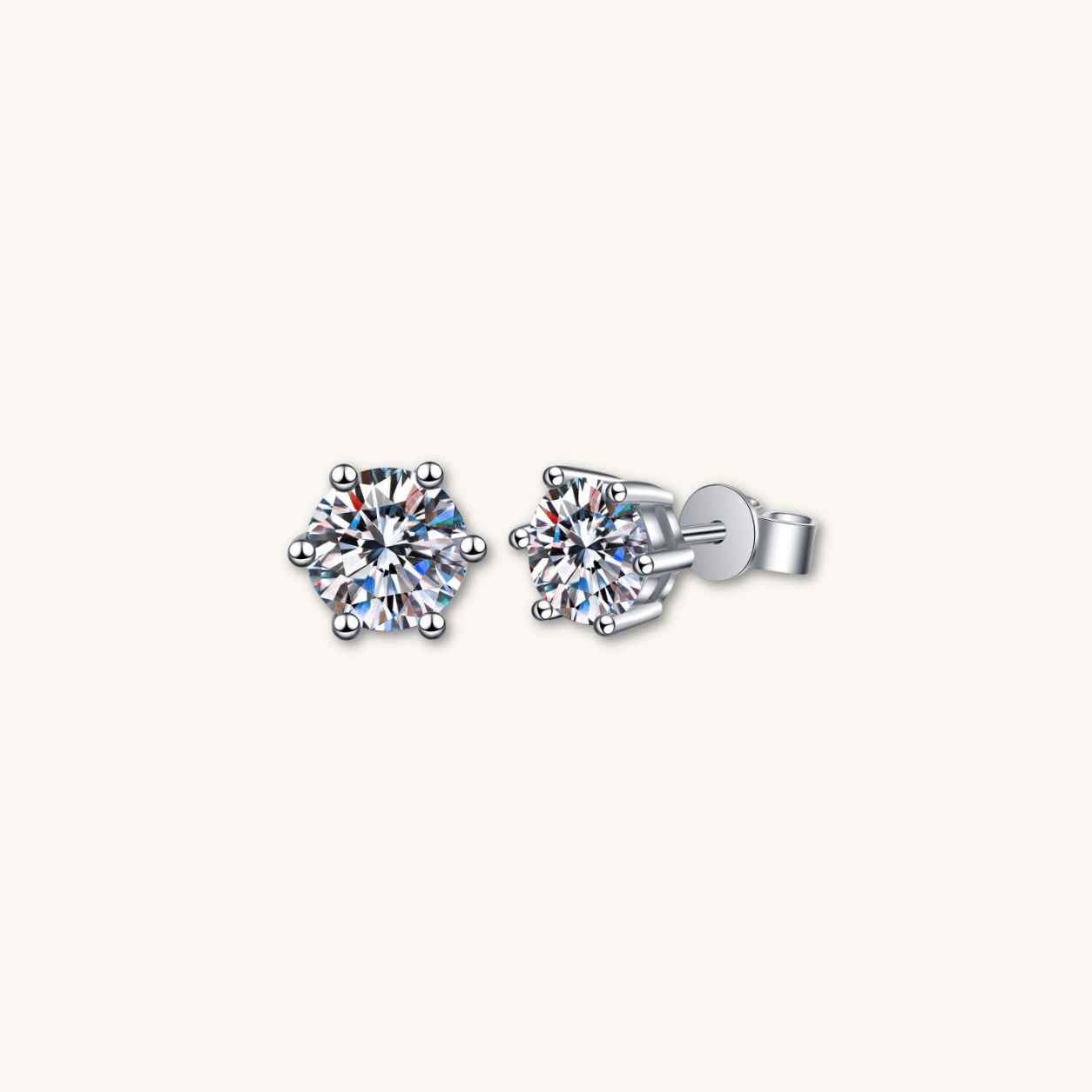Zaylee moissanite earrings