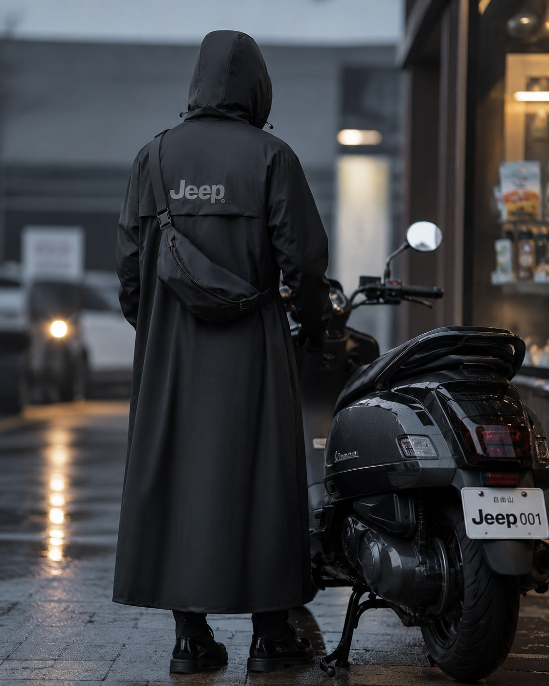 JEEP URBAN RAINCOAT 都市 機能 晴雨 兩用 雨衣