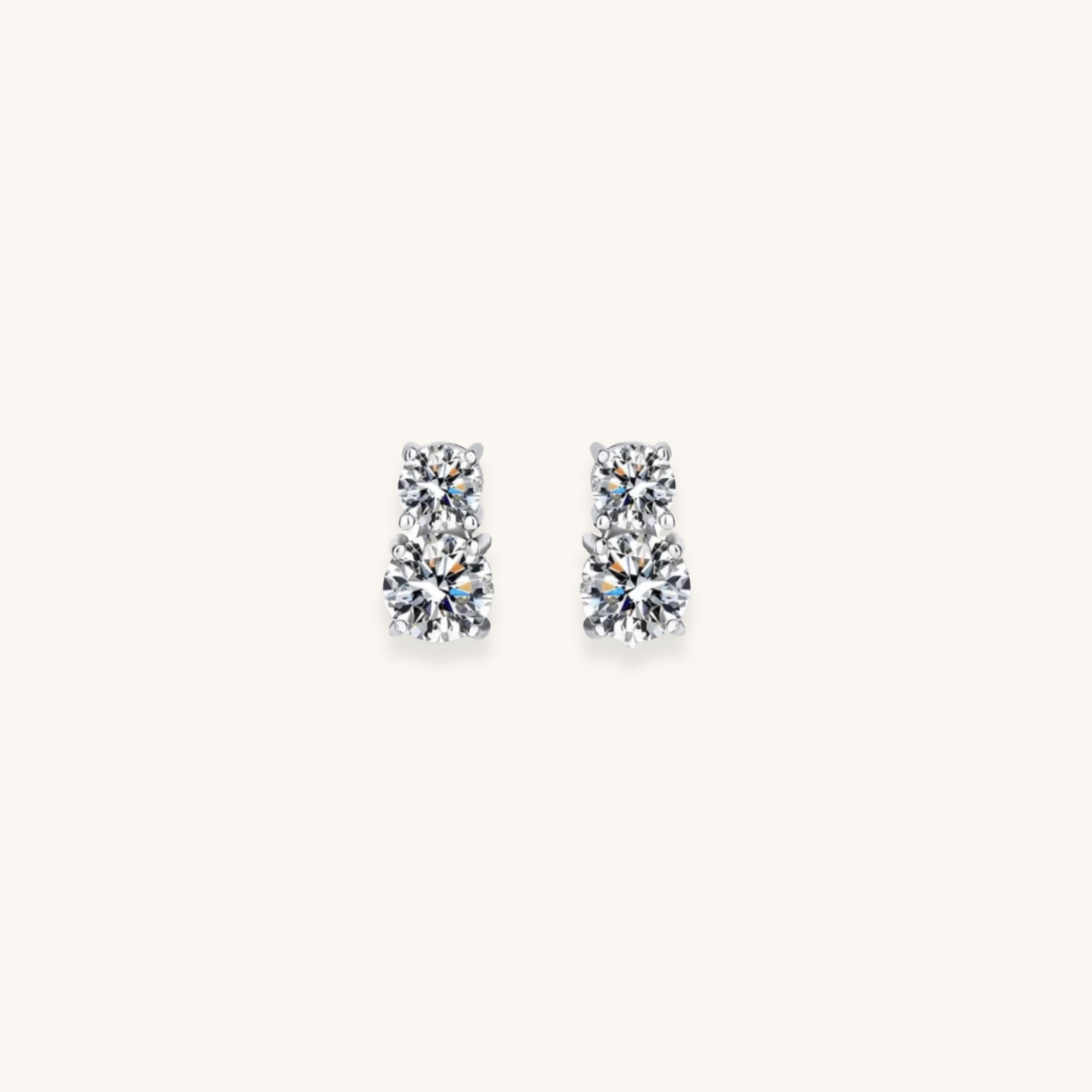 Rylee moissanite earrings