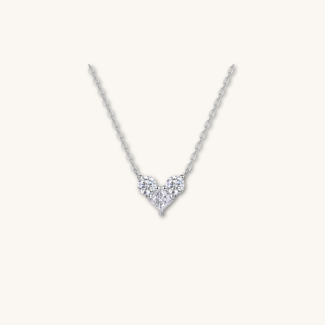 Lester moissanite necklace