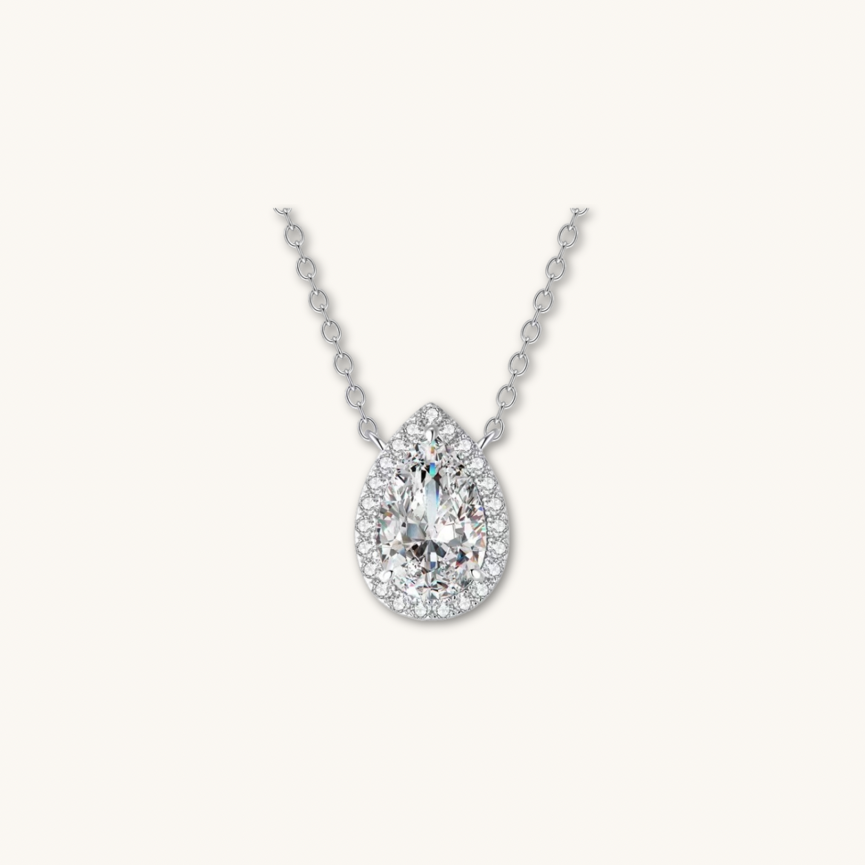 Heloise moissanite necklace