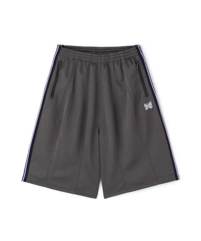 現貨|NEEDLS 別注 H.D TRACK SHORTS Charcoal/Purple