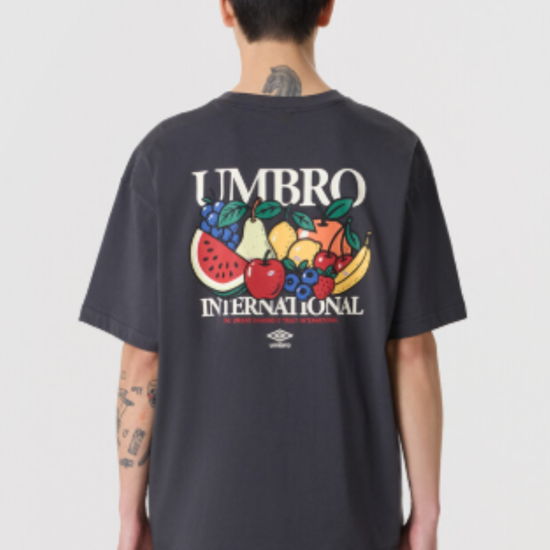 【代購】UMBRO Summer PICK Fruits Cool Pima Short Sleeve T-Shirt 夏日水果印花涼感Pima棉短袖T恤 親膚透氣 男女同款