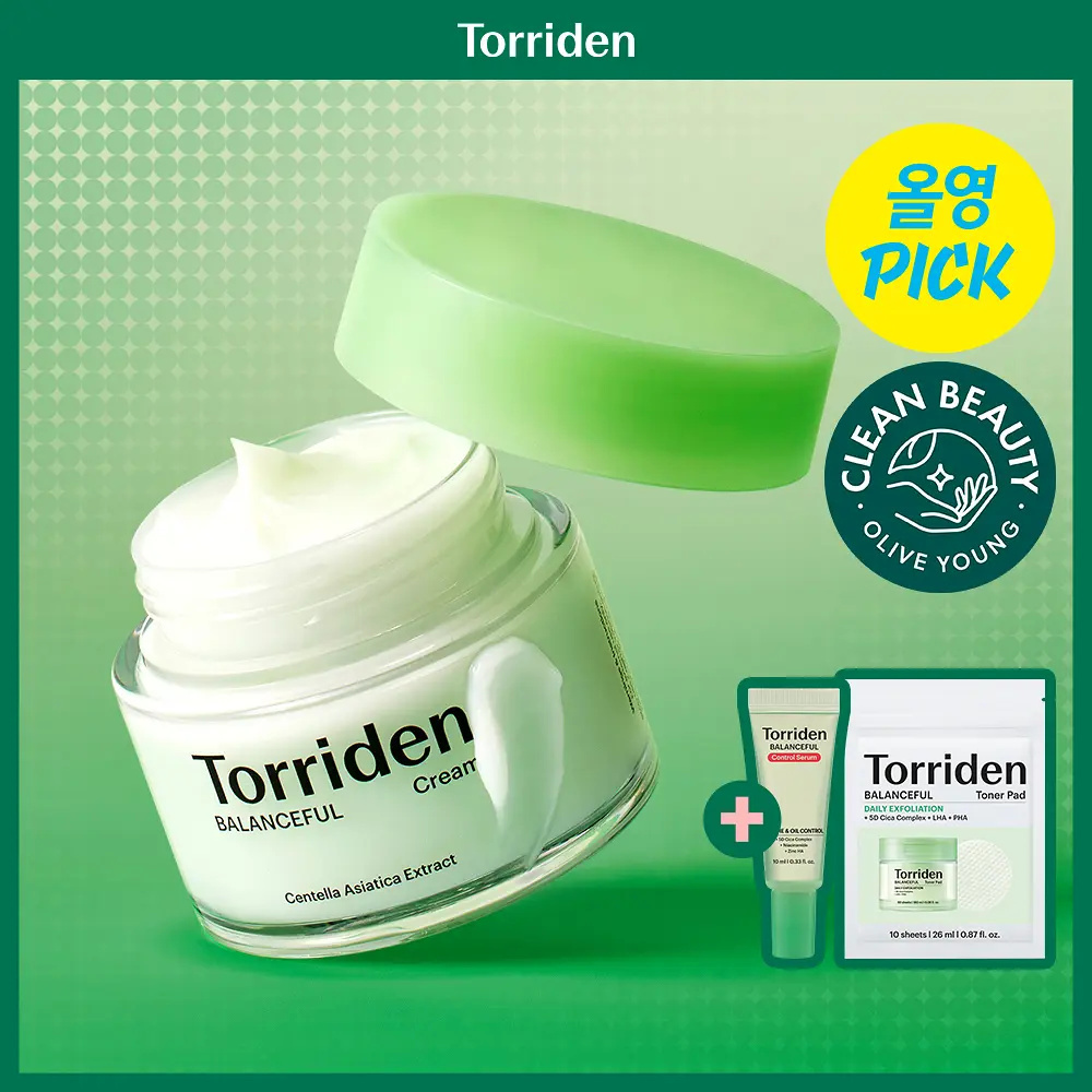 TORRIDEN 升級版五重複合積雪草密集舒緩密集爆水保濕面霜 80ml (+精華液10ml & 棉片10片)