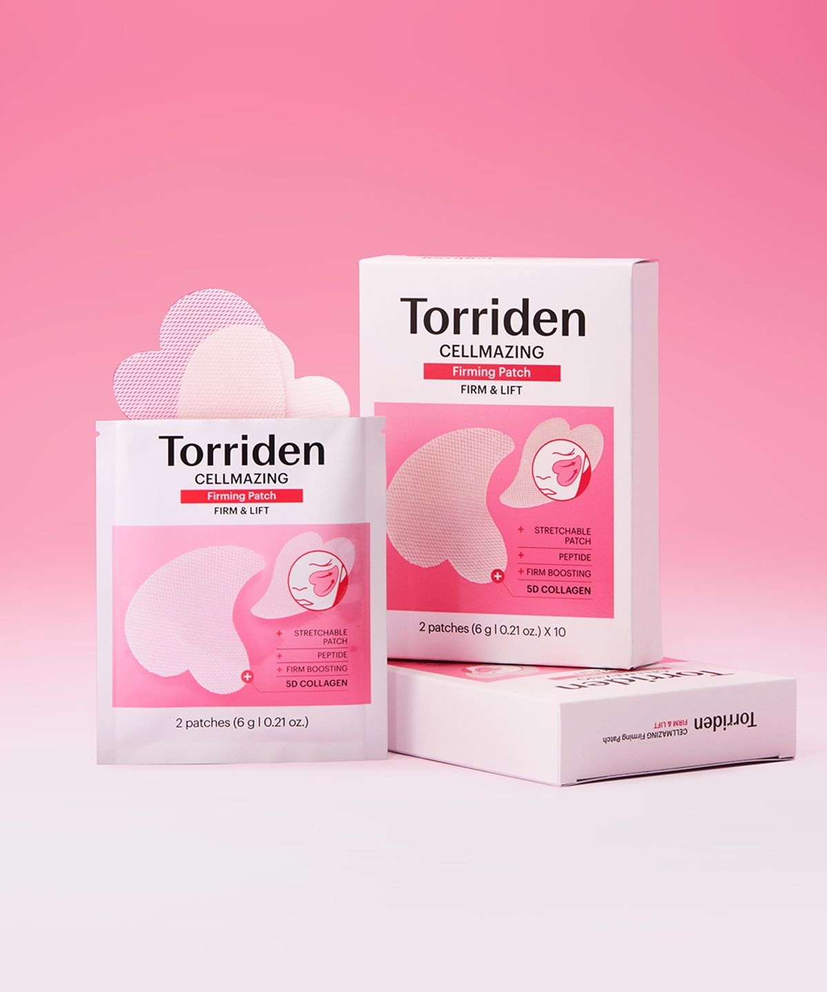 TORRIDEN 醫美級5D微分子膠原蛋白極致緊緻彈力密集修護局部精華抗皺貼片 #10片裝