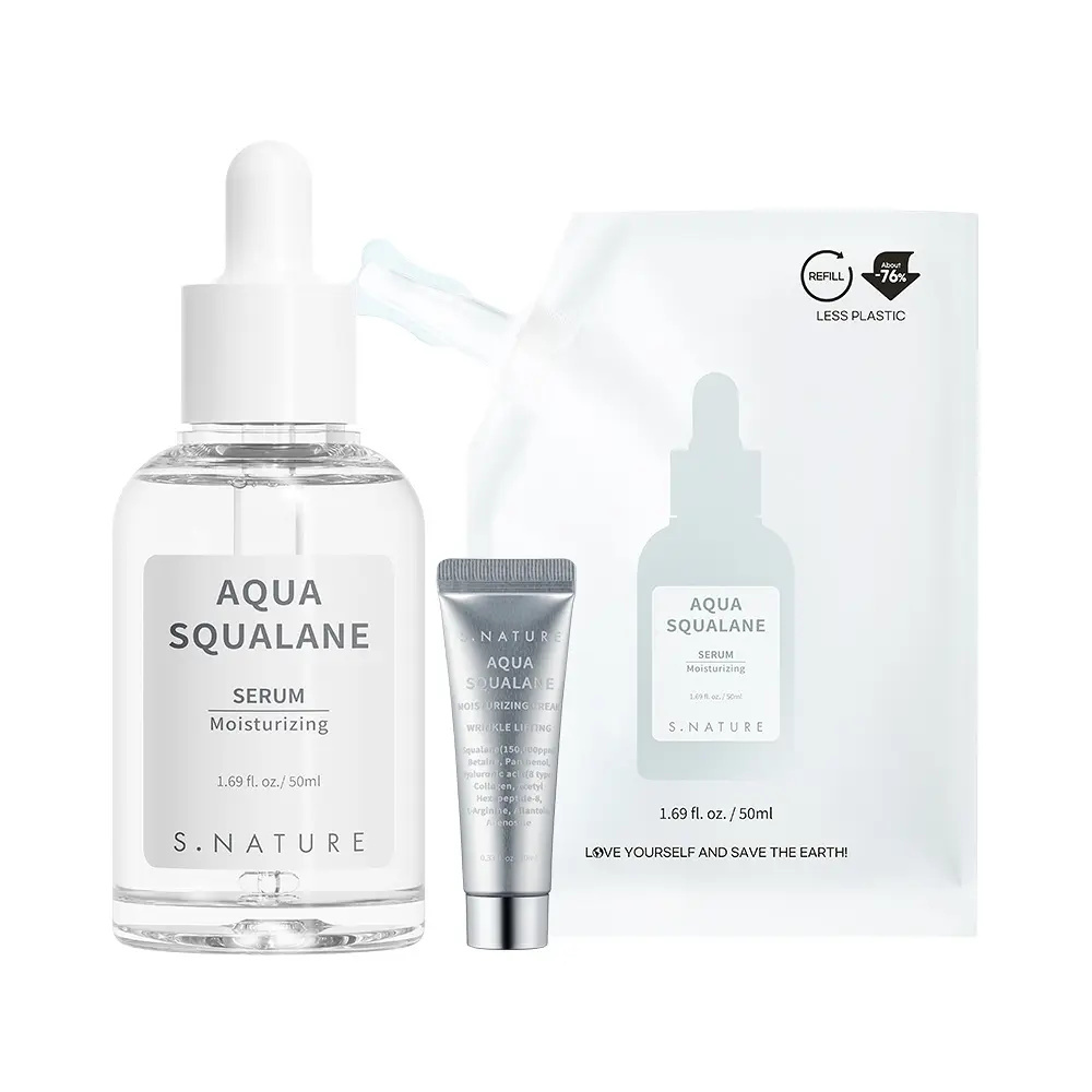 S.NATURE 高純度角鯊烷極致密集深層爆水保濕修護精華 50mL