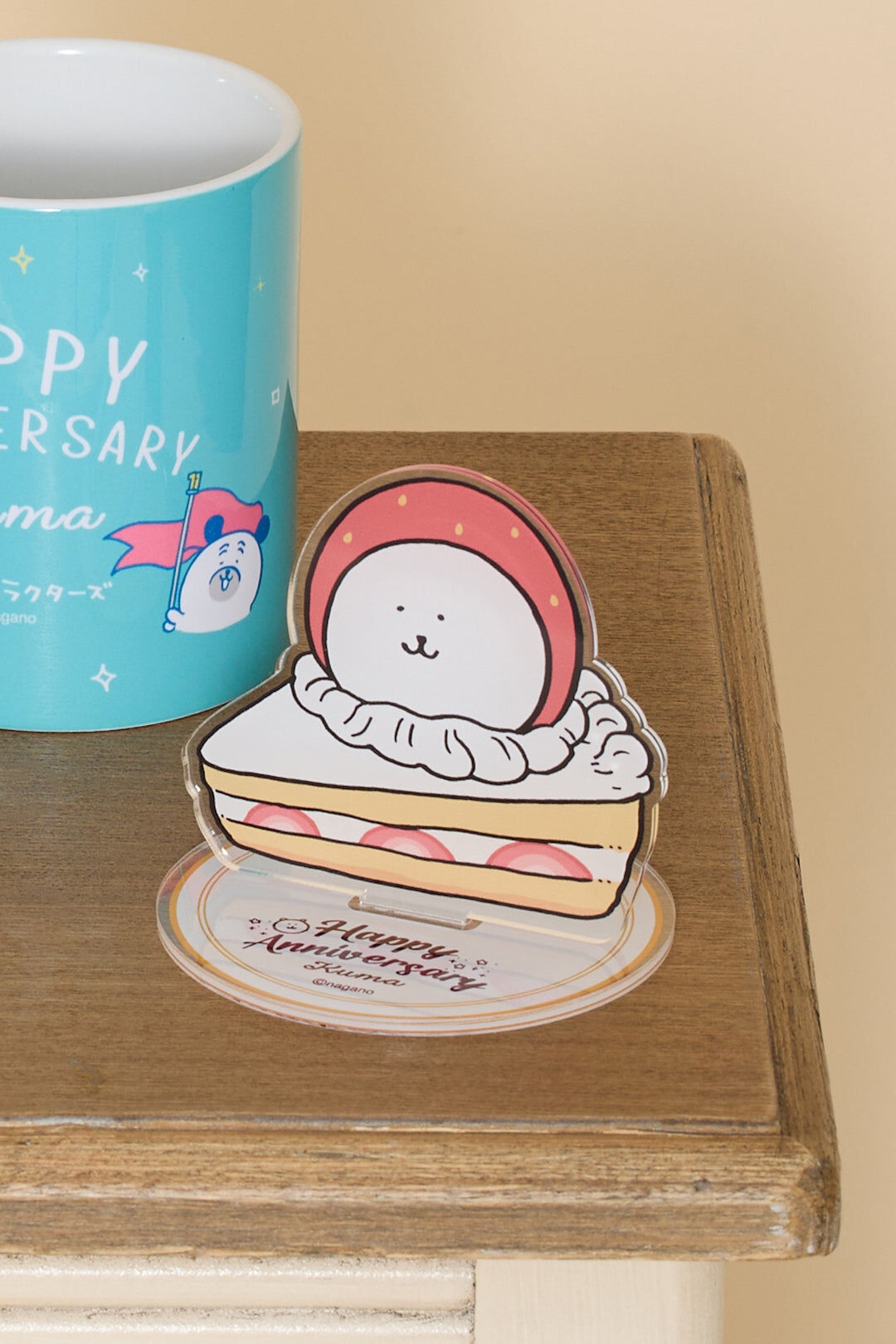 預訂｜白熊 ODM 蛋糕造型亞克力立牌 HAPPY ANNIVERSARY