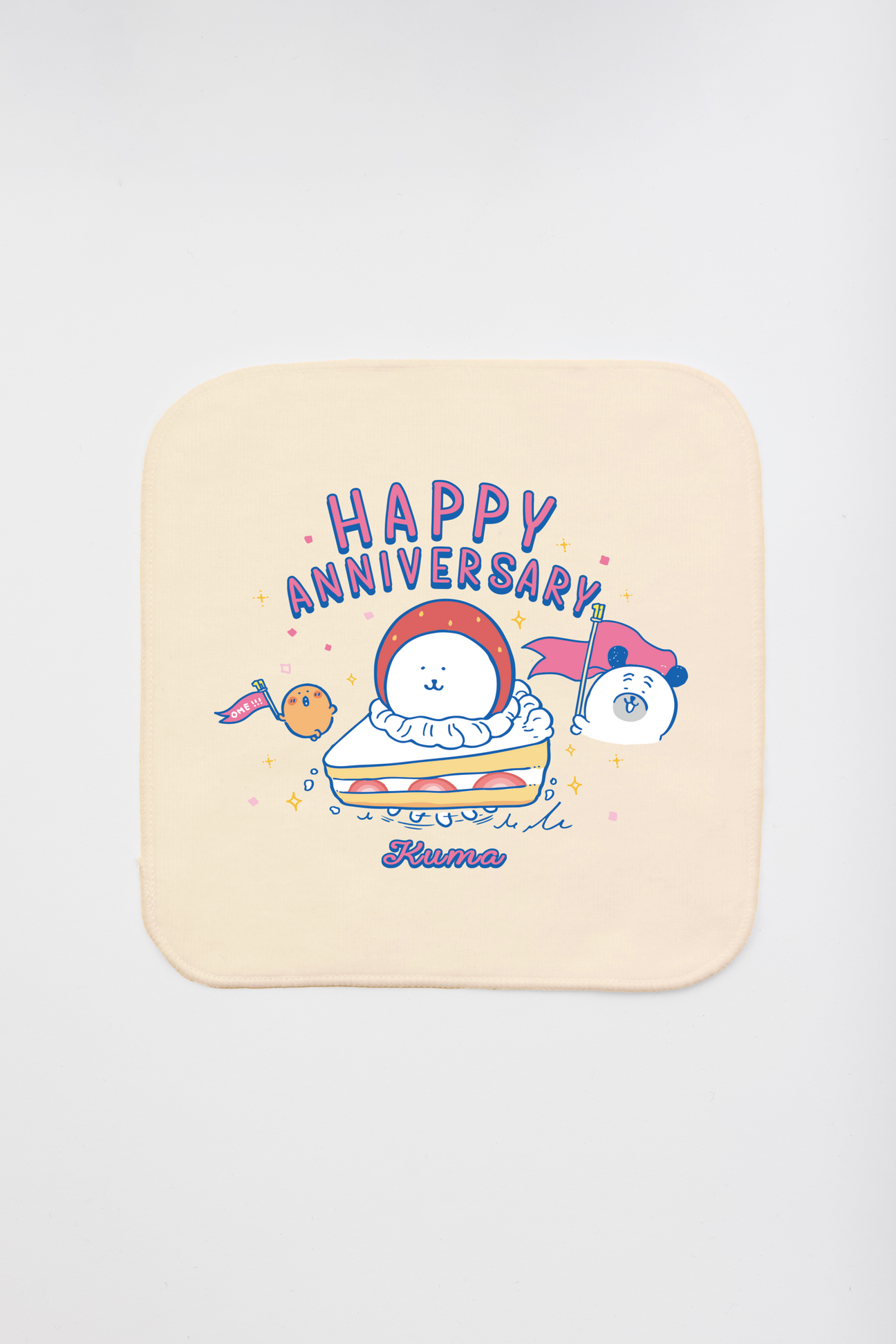 預訂｜白熊 ODM 迷你毛巾 HAPPY ANNIVERSARY
