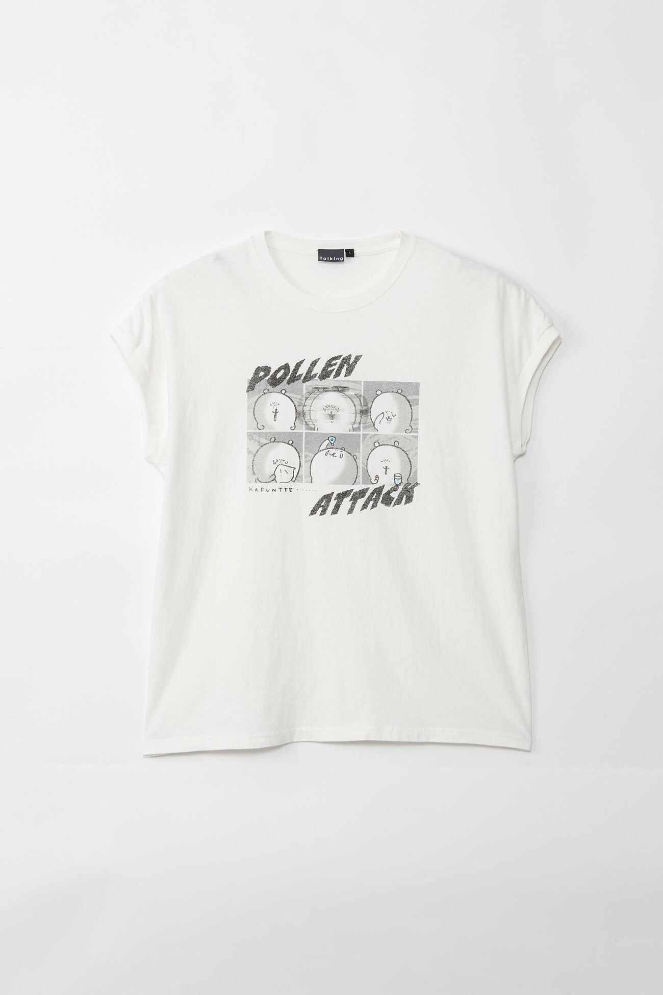 預訂｜Nagano Characters 無袖寬版上衣 POLLEN ATTACK White