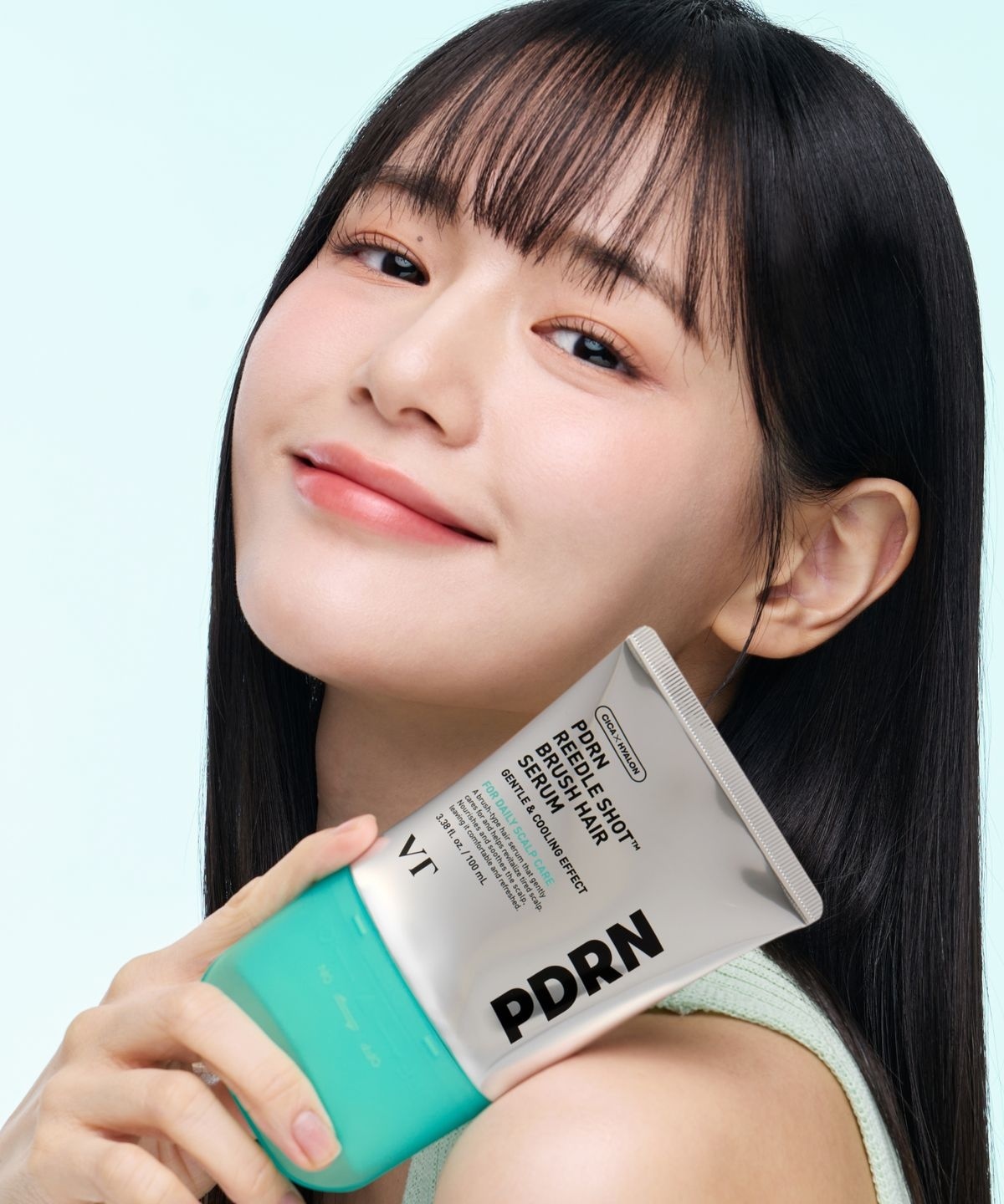 VT PDRN 微針核心超導自帶氣墊按摩刷頭防脫生髮深層修復毛囊精華乳 100ml