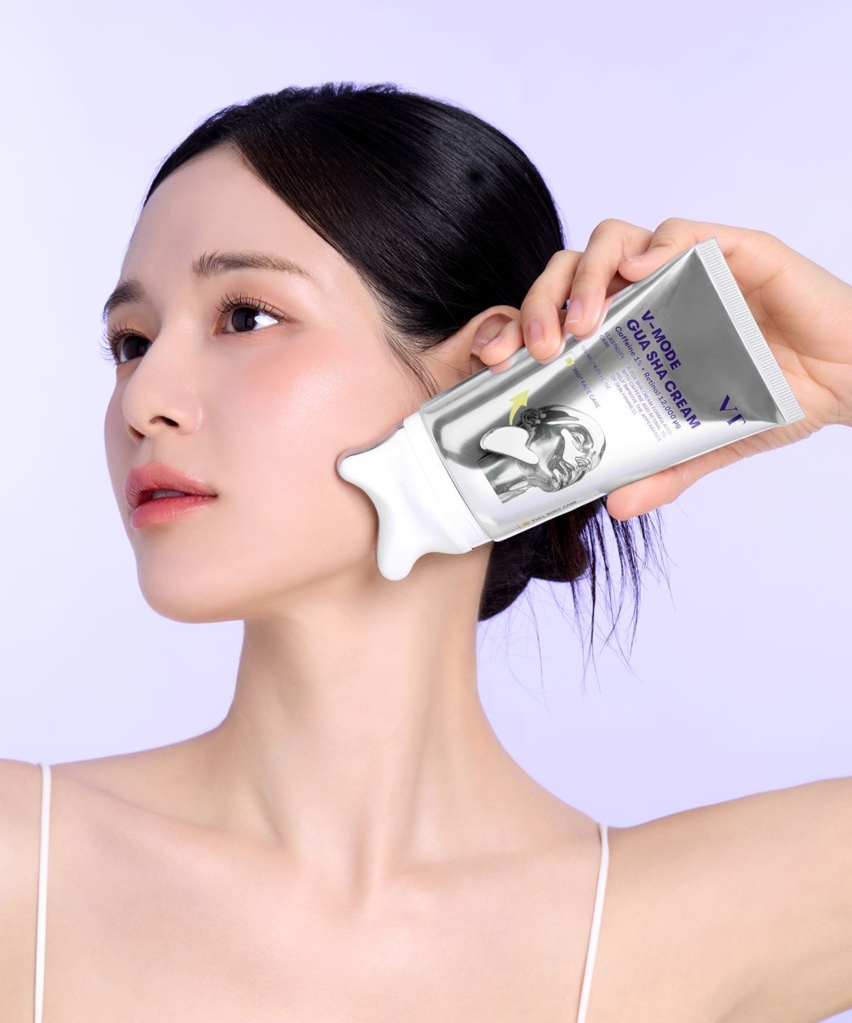 VT 高透氧 V 臉輪廓定位核心超導自帶合金刮痧滾輪物理提拉密集爆水緊緻面霜 120ml