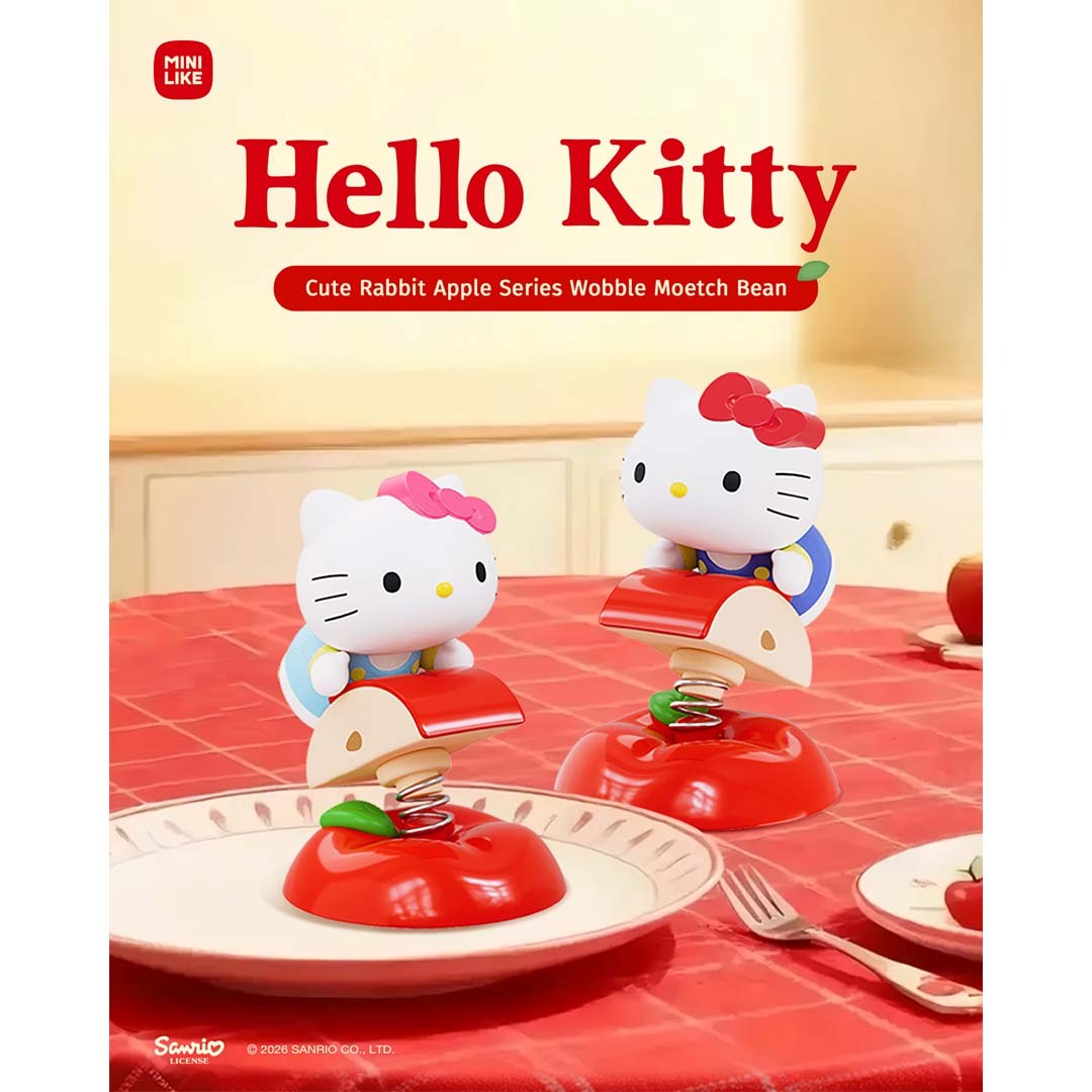Hello Kitty款萌兔蘋果系列摇摇萌趣豆