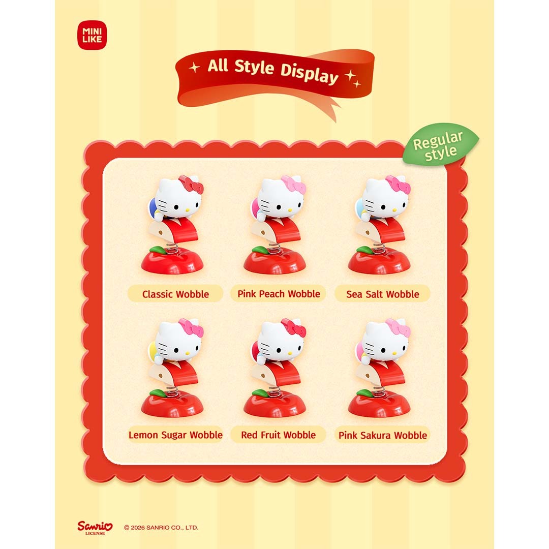 Hello Kitty款萌兔蘋果系列摇摇萌趣豆