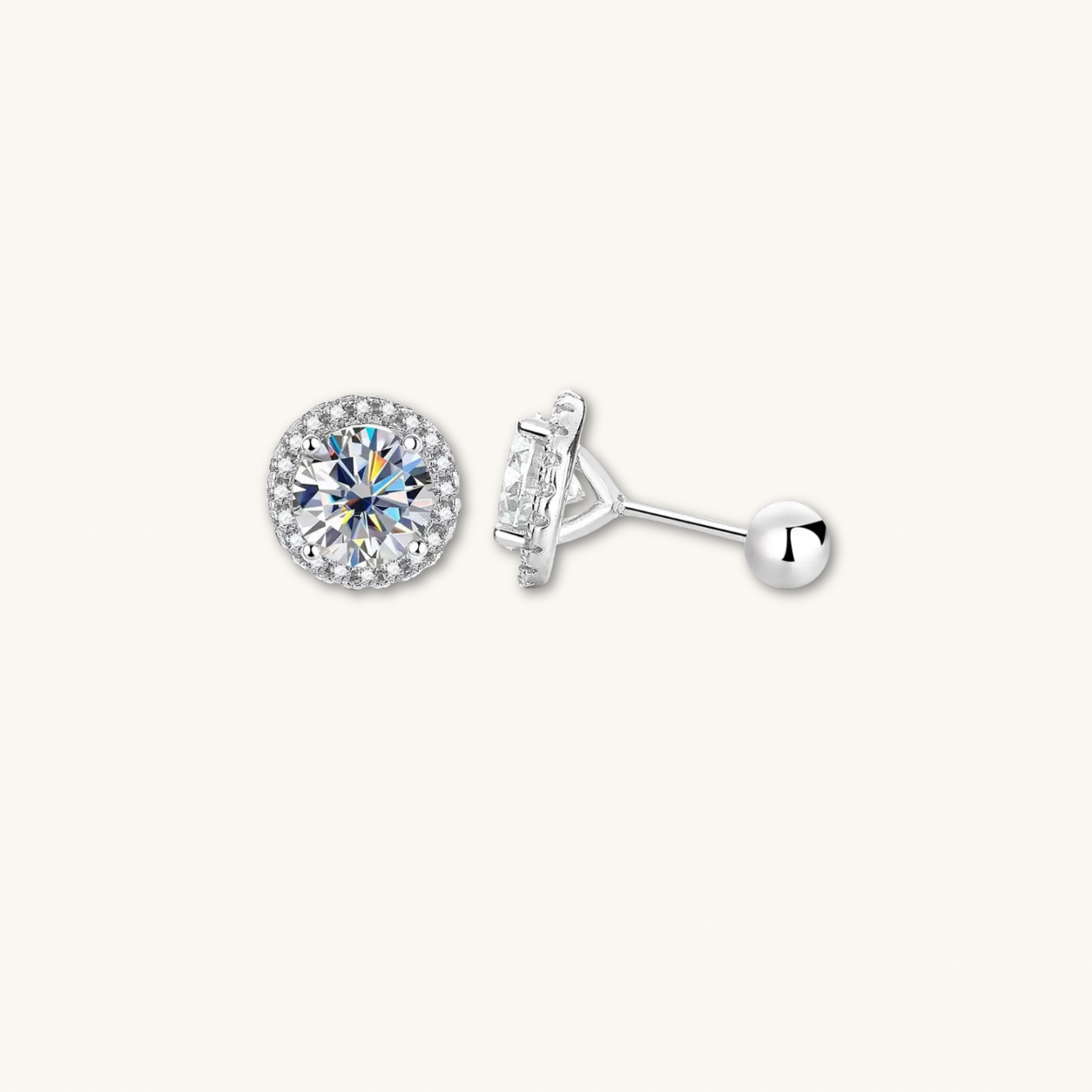 Juvie Moissanite Earrings