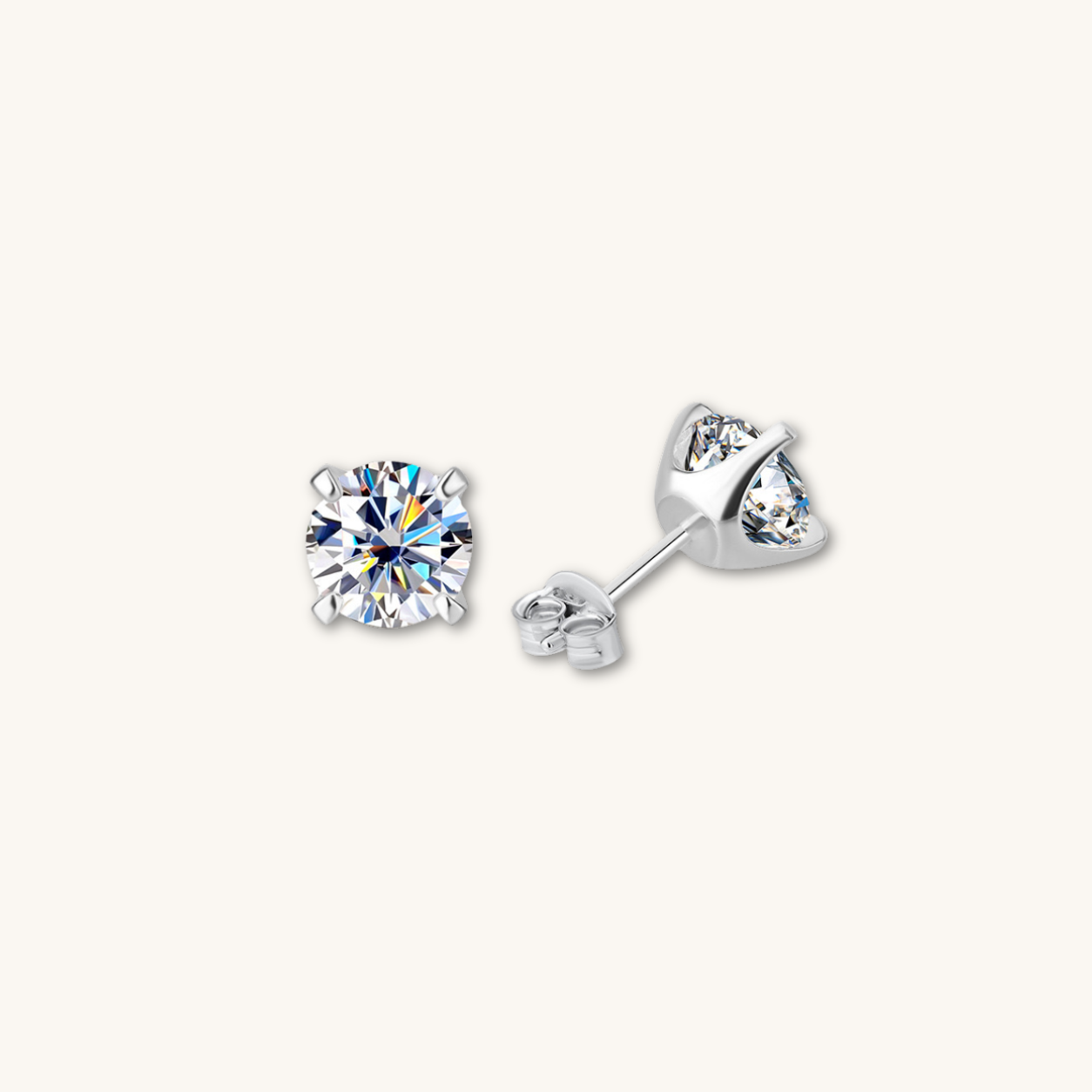 Mermaid Moissanite diamond earrings