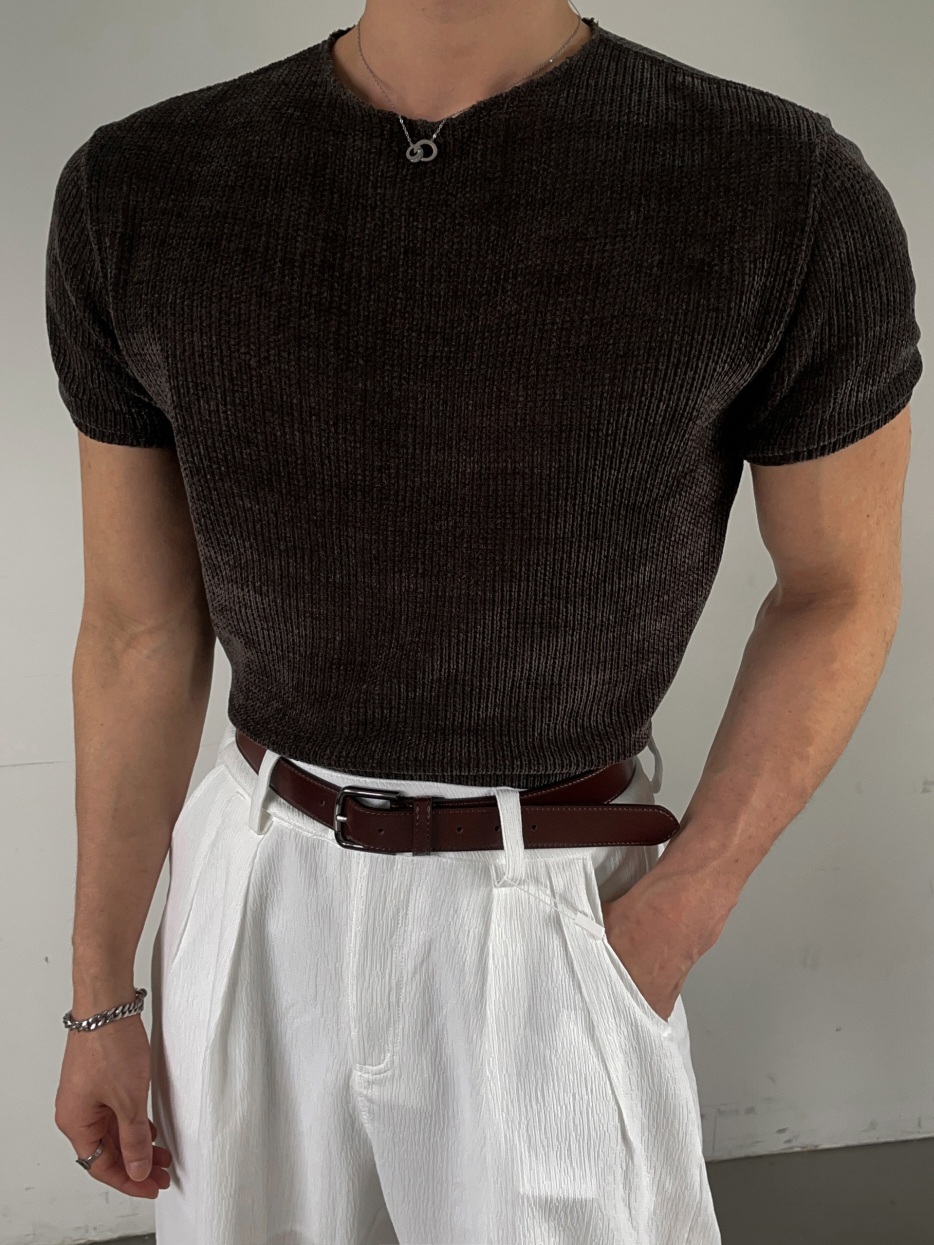 Buster Velour Muscle Fit Short Sleeve