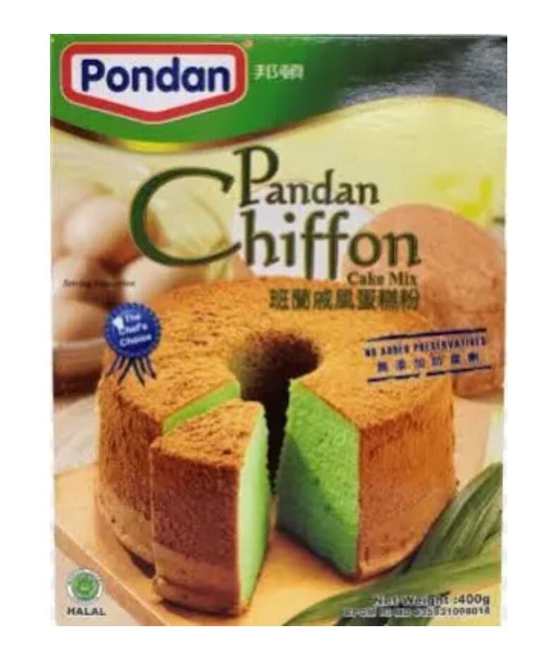 Pondan 邦頓班蘭戚風蛋糕粉（400g）