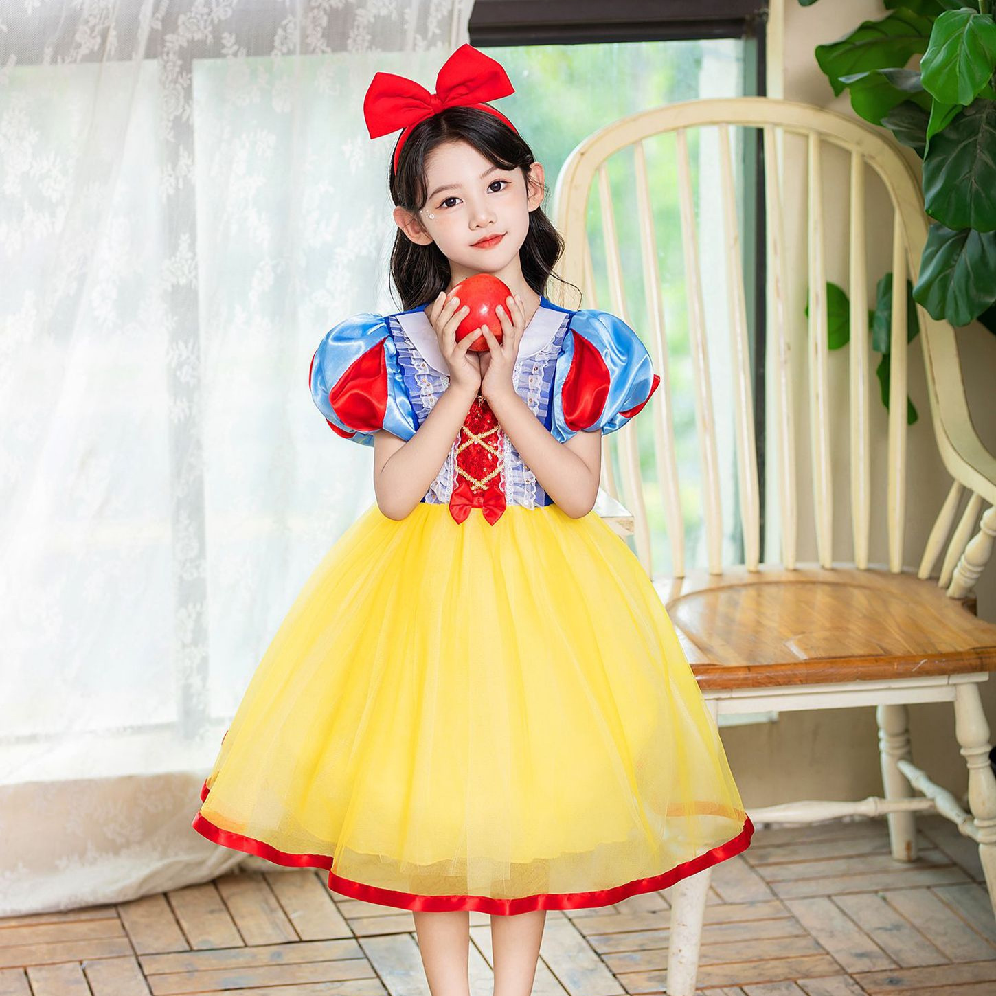萬聖節 白雪公主禮服 短裙款 100-140cm #RA98