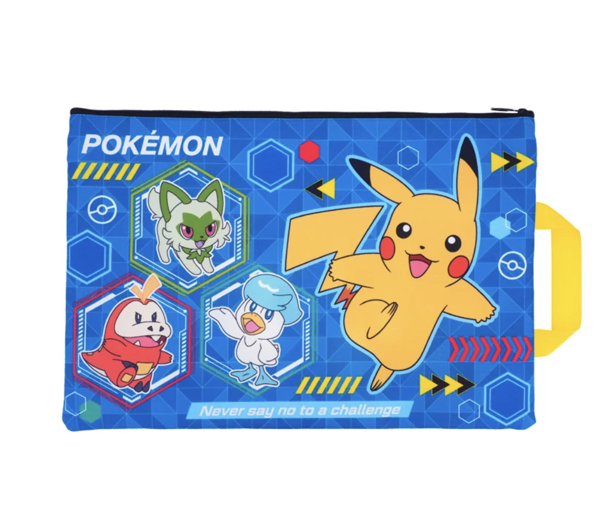 Pokémon F4雙拉鍊布文件袋連手挽 PKM-7297-3