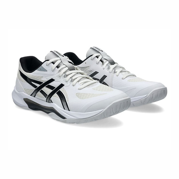 Asics 亞瑟士 GEL-Tactic 13 1071A114-100 男 排球鞋 包覆 回彈 白 黑