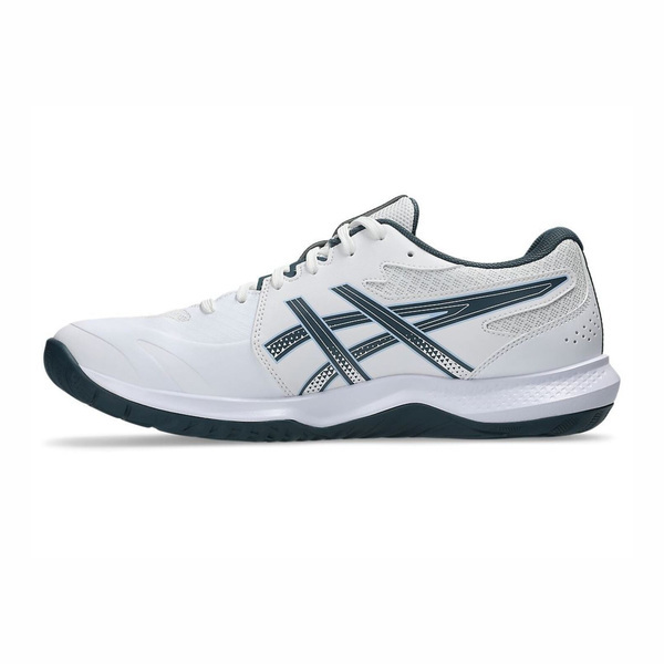 Asics 亞瑟士 GEL-Tactic 13 2E 1073A078-103 男 排球鞋 寬楦 包覆 回彈 白 藍