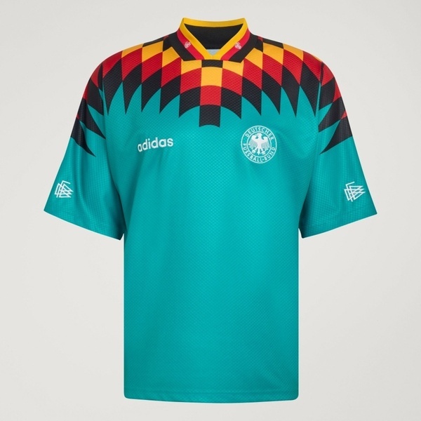 Adidas 愛迪達 Dfb A Jsy 94 JZ6941 男 足球衣 綠 世界盃 1994德國客場球衣