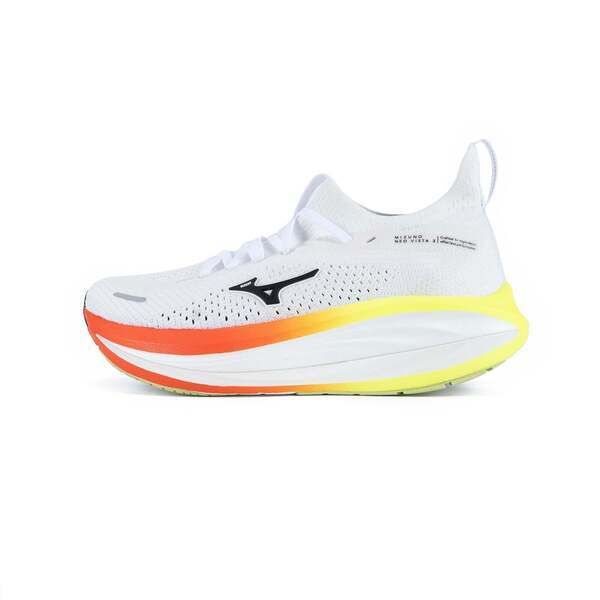 Mizuno 美津濃 Neo Vista 3 J1GM261051 男 慢跑鞋 支撐 緩震 競速 白 橘黃