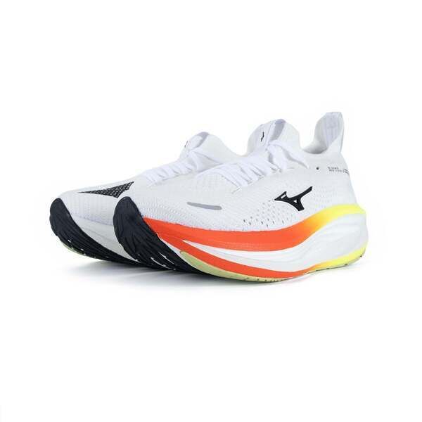 Mizuno 美津濃 Neo Vista 3 J1GM261051 男 慢跑鞋 支撐 緩震 競速 白 橘黃