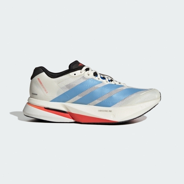 Adidas 愛迪達 Adizero Boston 13 W KK4991 女 慢跑鞋 支撐 緩震 競速 米灰 藍