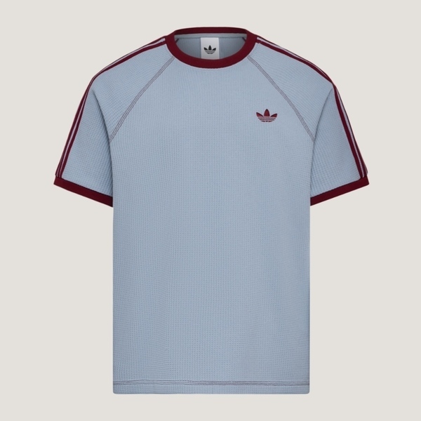 Adidas 愛迪達 Ss Tee U KT7787 男女 T恤 運動上衣 休閒短袖 灰藍 亞版