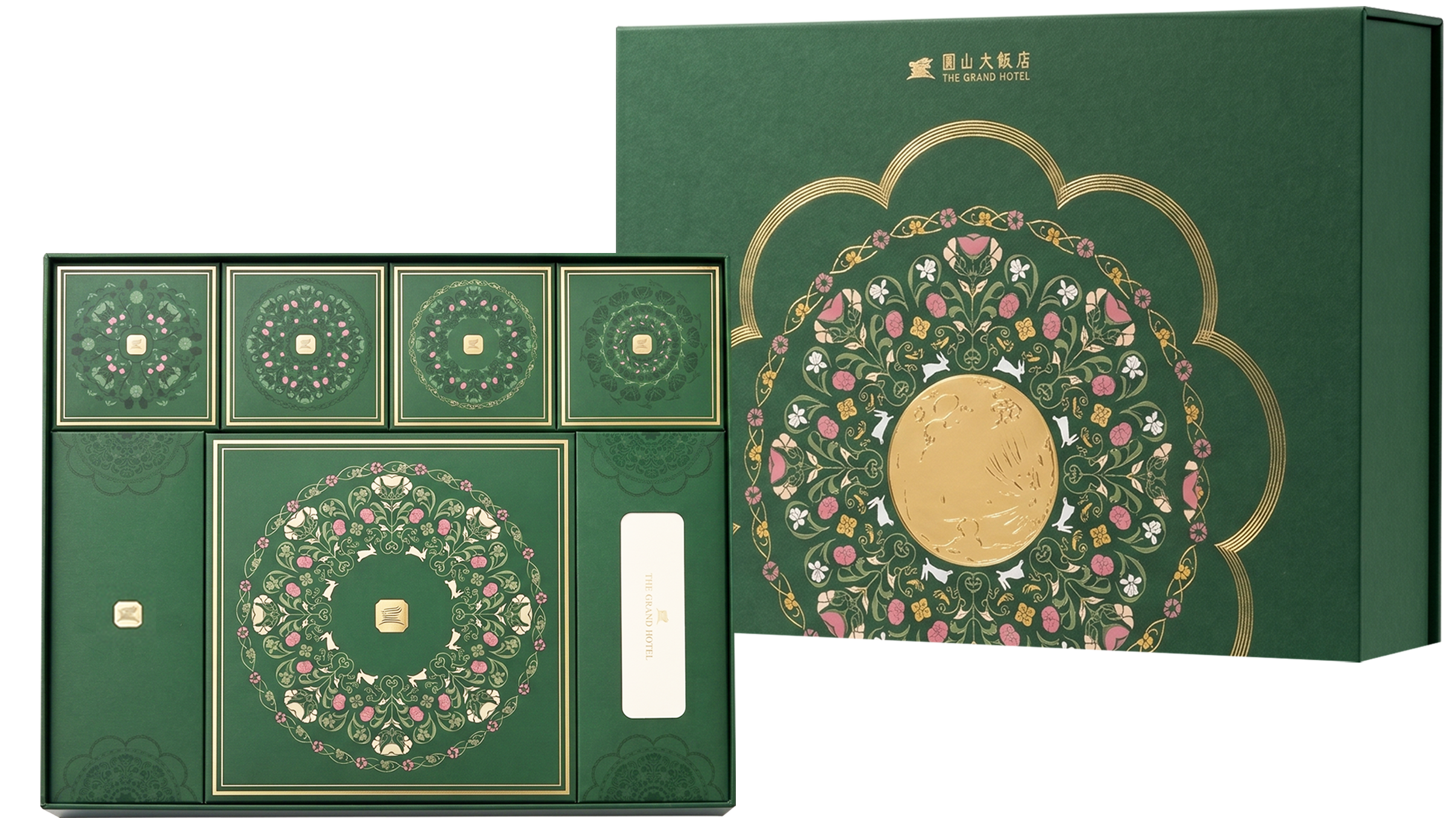 望玥萬象中秋寶盒【桃山皮月餅+綜合餅乾+圓山烏龍茶包+圓山實景萬花筒】