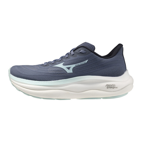 Mizuno 美津濃 Wave Sky 9 J1GD250293 女 慢跑鞋 支撐 緩震 厚底 藍