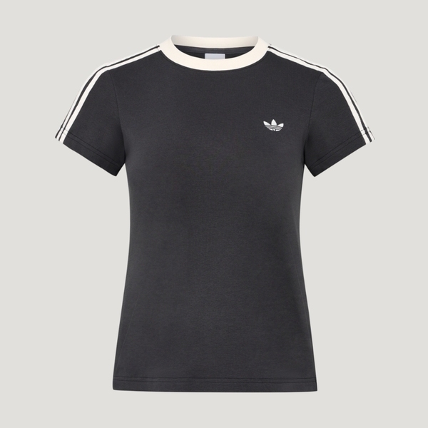Adidas 愛迪達 Taliored Tee W KT7789 女 T恤 運動上衣 休閒短袖 灰黑 亞版