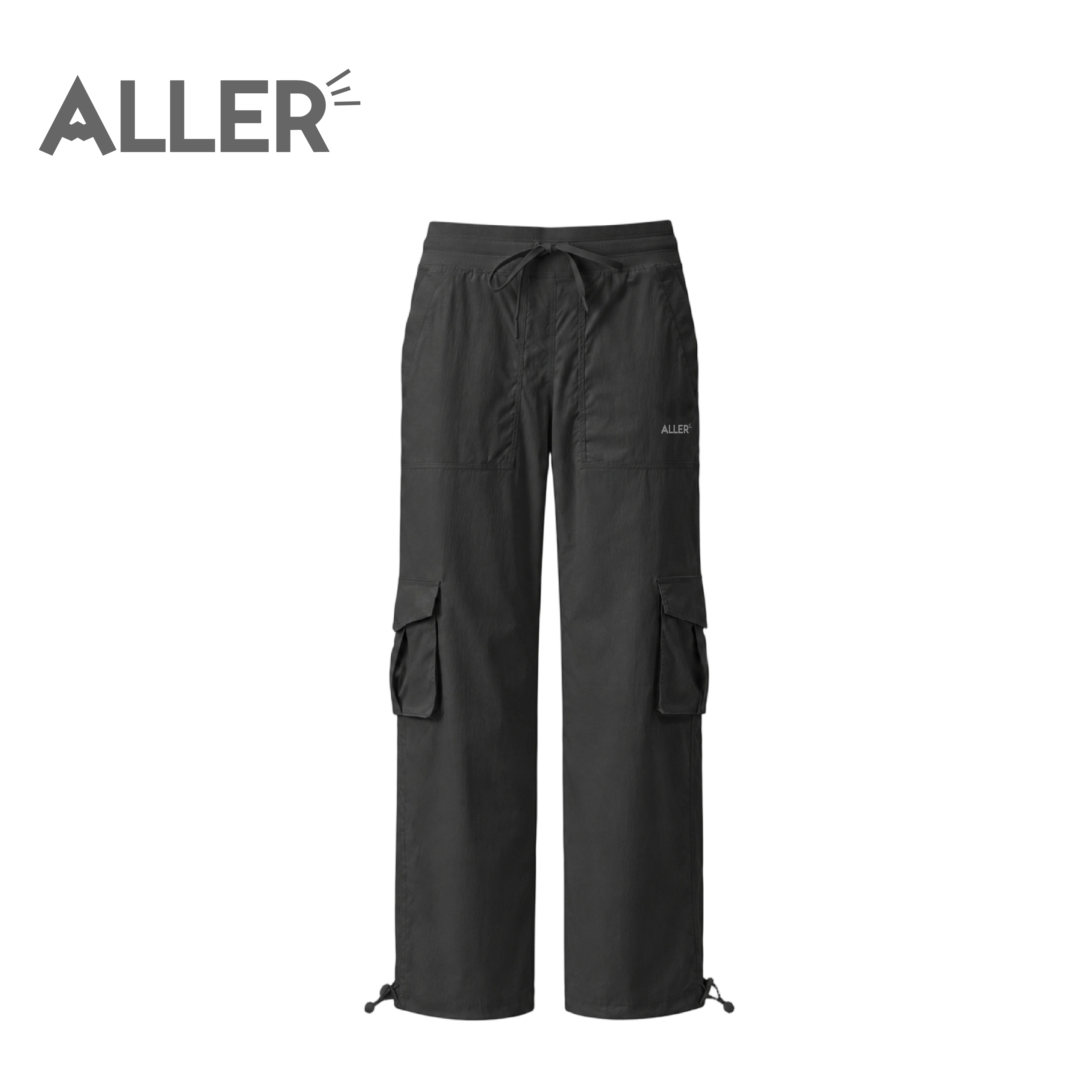 ALLER 側口袋內刷毛闊腿工裝褲 女款 (3色) 24AL5002B