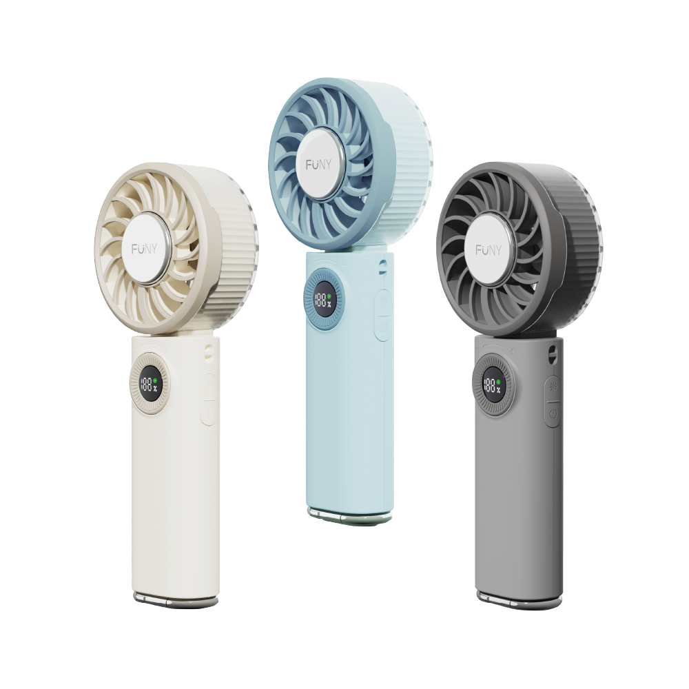 【FUNY】冰晶2.0多功能手持風扇 靜音升級款 隨附多功能掛繩